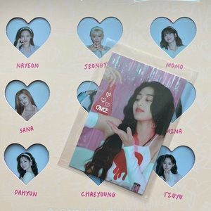 Jihyo (Formula of Love: O+T = <3) scratch off Photo card already scratched off